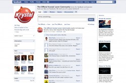 krystal-facebook-page The new Facebook design has facilitated great conversations for fans of Wicked PR client Krystal.