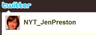 New Social Media Editor for the "New York Times," Jennifer Preston.