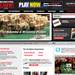WSOPAcademy.com – Website Design and Development